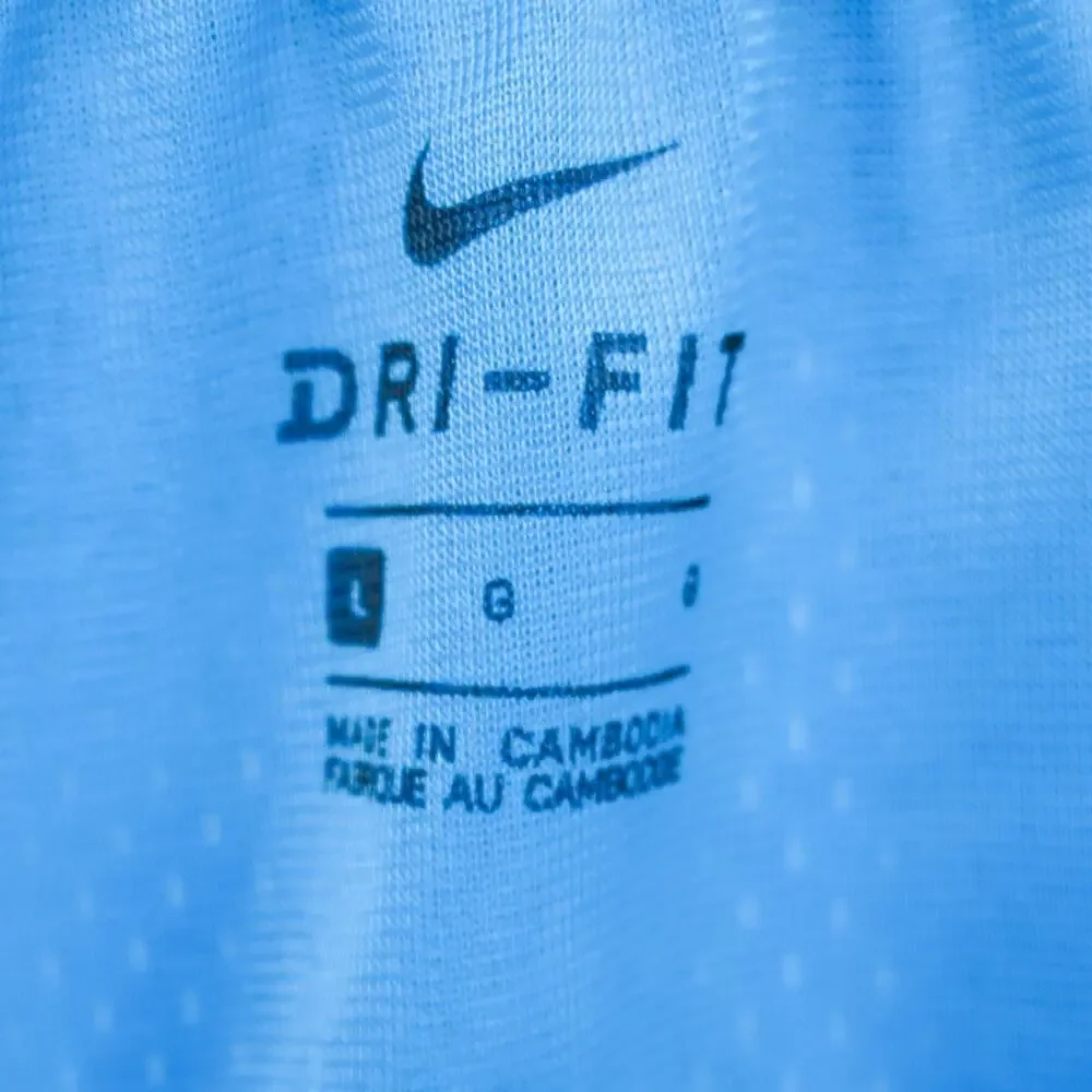 Nike Dri-FIT Mesh Gym Shorts Mens Large Blue Basketball Training Athletic